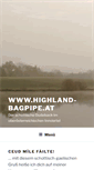 Mobile Screenshot of highland-bagpipe.at